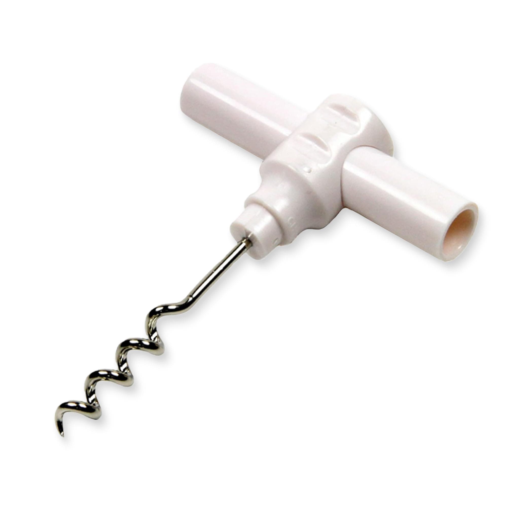 Select Travel Corkscrew, 4 inches in length, White