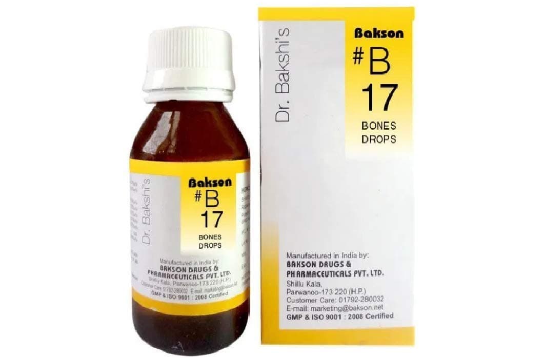 Homeopathic B17 Drops (30ml) for Bones- by Shopworld2