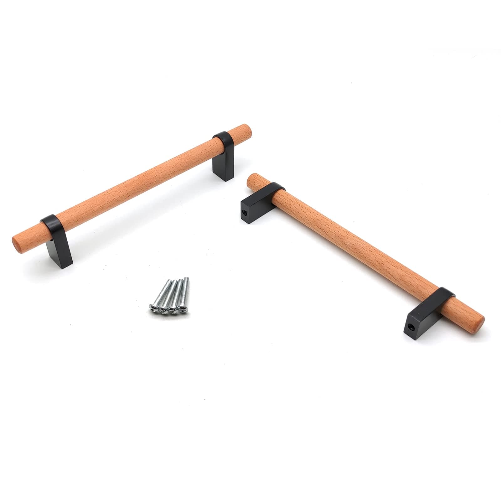 T Bar Pulls,Black Cabinet Handles,5" Hole Spacing(6.7" Total Length) Bar Cabinet Pulls,T Shaped Drawer Pulls with Screws Handle Pulls for Cabinets,Cabinet Handles,2Pcs