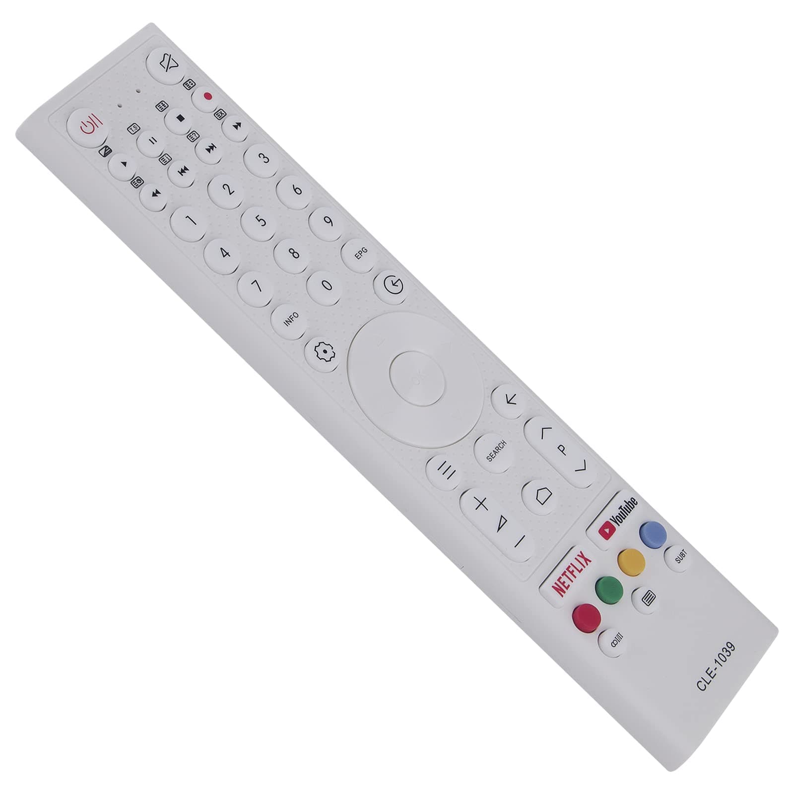 Beyution Replace CLE-1039 CLE1039 Infrared Remote Control Fit for Hitachi LED Smart TV with Netflix YouTube Function Key (NO Voice FUNTION)