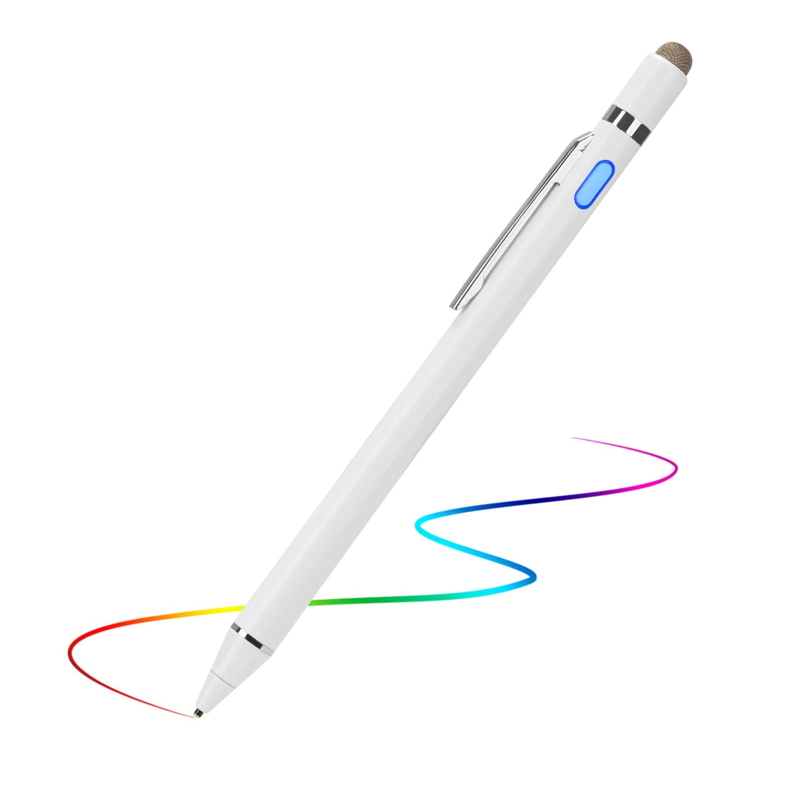 Stylus Pen for OnePlus Pad Go Tablet, 1.5mm Fine Point Tip OnePlus Pencil for Pad, Compatible with OnePlus Pad Go, Pad Lite, Pad 3/2/1, Good at Drawing and Writing, White