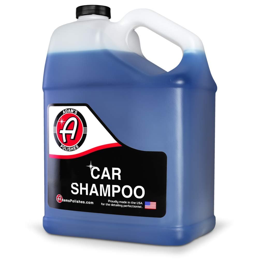 Adam's Car Wash Shampoo -pH Neutral Soap Formula for Safe, Spot Free Cleaning - Thick, Luxurious Suds That Always Rinses Clean - Ultra Slick Formula That Wont Scratch or Leave Water Spots (1 Gallon)