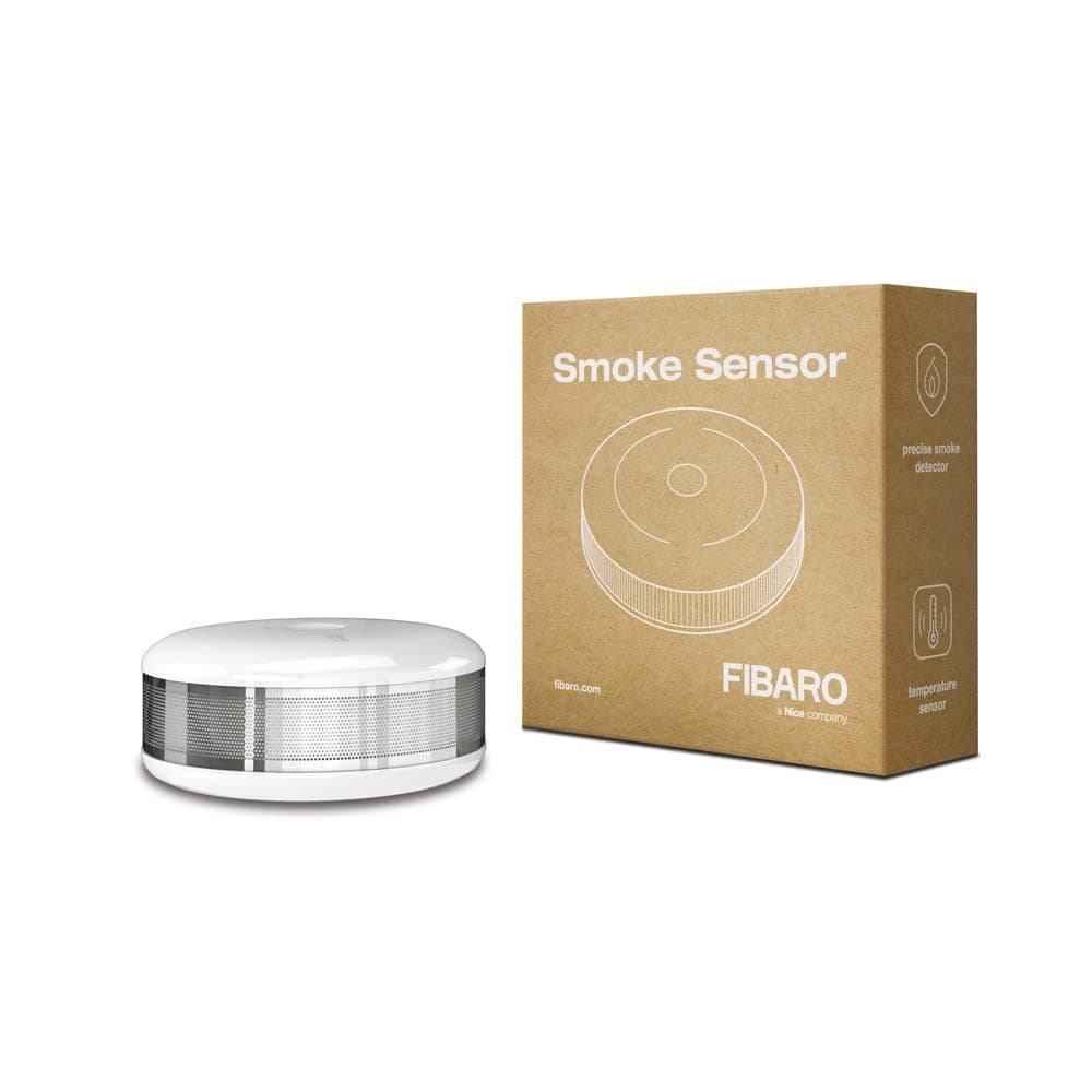 compatible with Smartphone FGSD-002 smoke detector, White