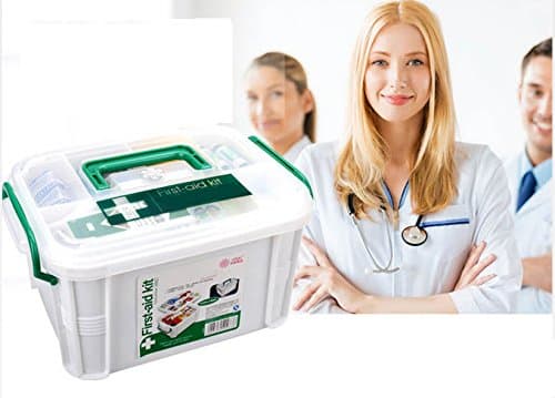 UTEKI Plastic Medical Kit (Multicolour, 27x19x15cm)