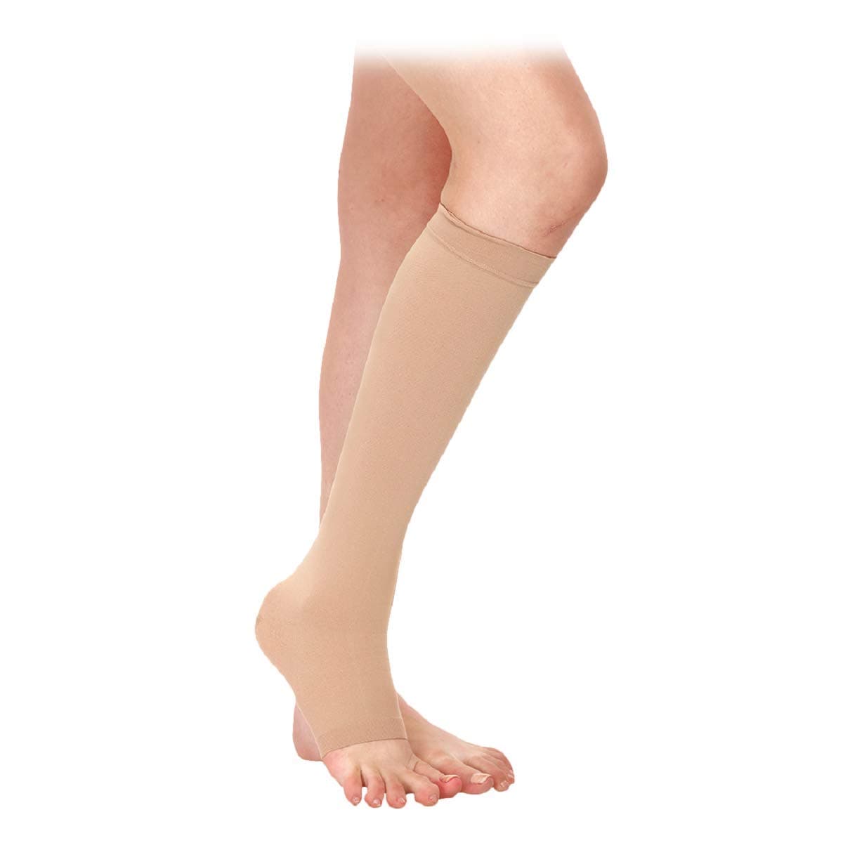 Samson Medical Compression Stockings (Class II) (Pair) - For Varicose Veins, Blood Pools, Congestion, Spider Veins, DVT, Lymphedema (For RUNNING, SPORTS, FITNESS) (For Women & Men) [(Style : Knee High) (Size : XXL)]