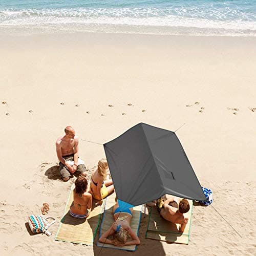 INTEY Sand Blanket 62 x 56in Oversized Beach Mat, Lightweight & Fast Drying Heat Resistant Nylon Material, Washable Outdoor Picnic Hiking & Camping Blanket, Sand-and-Water Proof