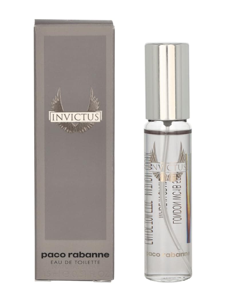 Paco Rabanne Invictus Cologne For Men Mini EDT Spray .51 Fl Oz