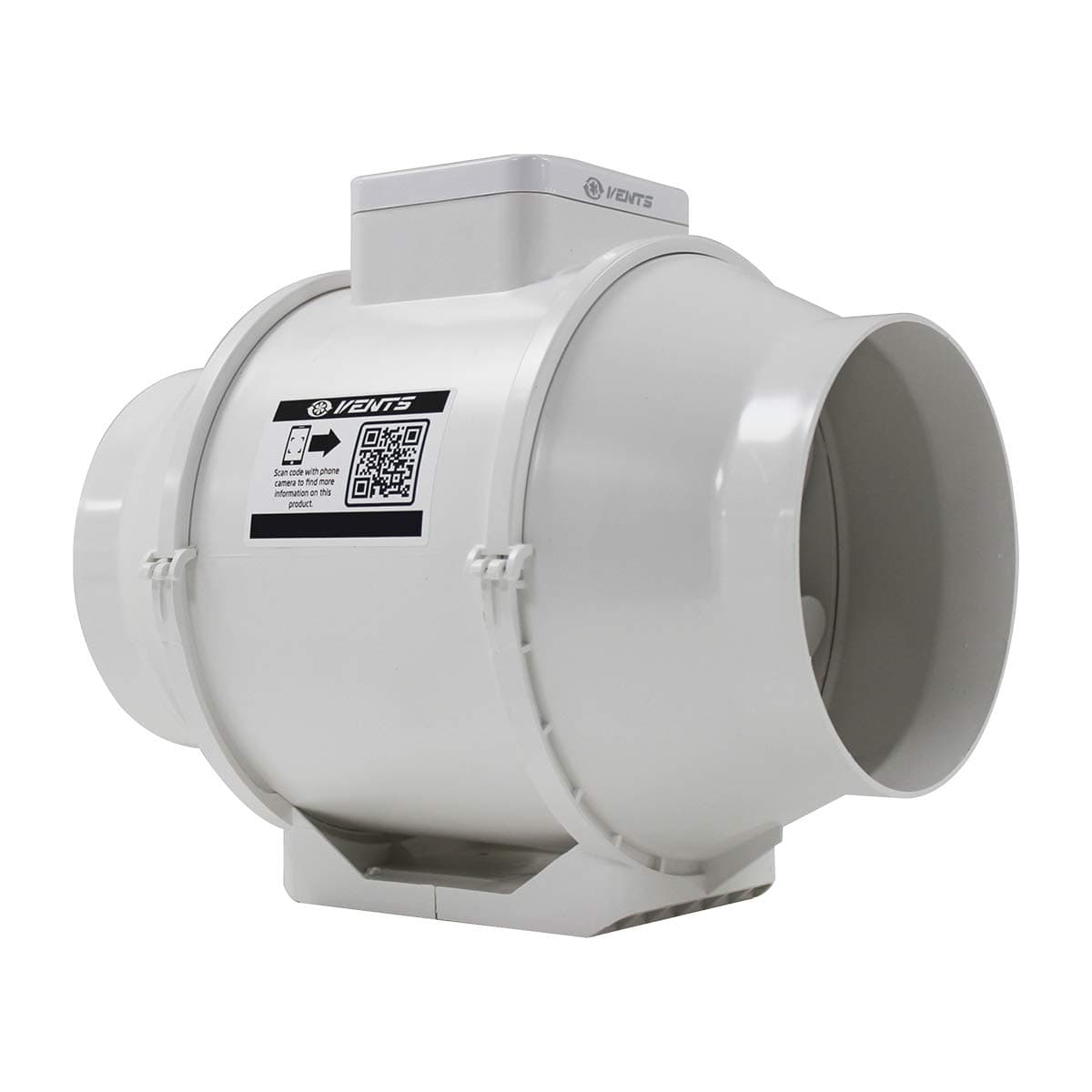 VENTS 150mm (6”) Standard Inline Extractor Fan – Quiet Loft-Mounted Ventilation for Bathroom, Shower & Damp Control