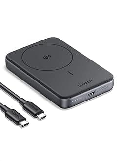 UGREEN Qi2 Wireless Power Bank 10000mAh Qi2 Certified 15W Fast Charging Magnetic Portable Charger PD30W MagSafe-Compatible Battery Pack Phone Charger Compatible with iPhone 17/16/15/14/13/12 Series