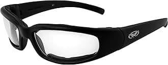 Global Vision Chicago Photochromic Light Adjusting Padded Motorcycle Sunglasses