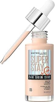 Maybelline Super Stay Skin Tint Foundation, With Vitamin C*, Foundation and Skincare, Long-Lasting up to 24H, Vegan Formula, Shade 5