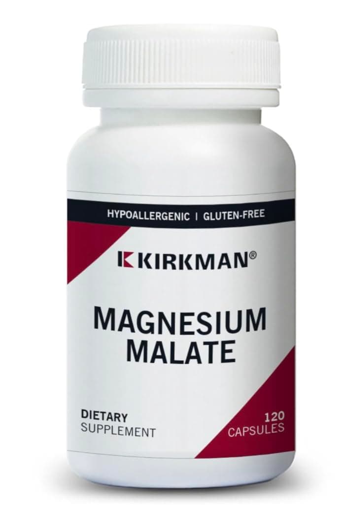 Magnesium Malate 1000 mg - Hypoallergenic, 120 capsules