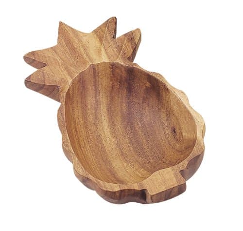 Pacific Merchants Acaciaware Pineapple Bowl, 10-Inch