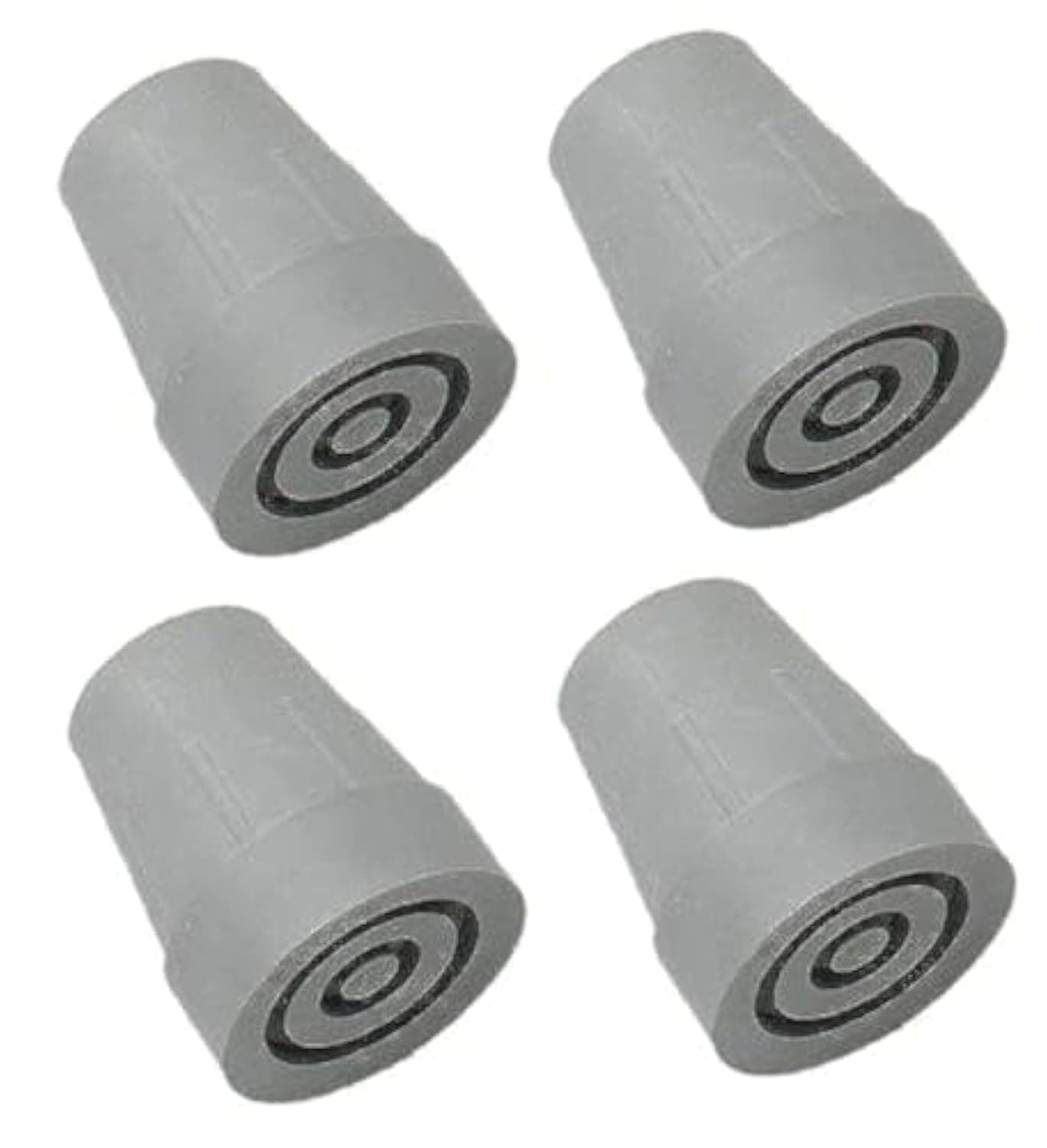 4 x 22mm Rubber Ferrules For Walking Sticks, Canes or Crutches