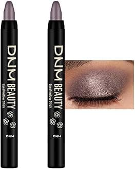 evpct 2Pcs Cream Eyeshadow Sticks Set for Eyes Waterproof, Smoky AmethystShimmer Matte Eye shadow Stick Pencil Pen Bulk sombras en crema para ojos 24+24