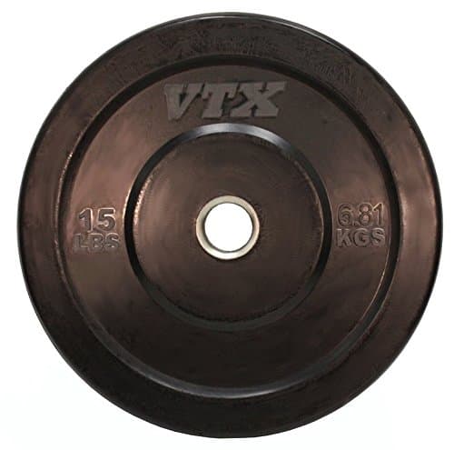 VTX 15 lbs Solid Rubber Bumper Plate