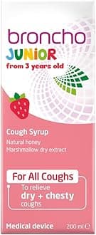 Junior Cough Syrup for Children, 200ml (Pack of 2)