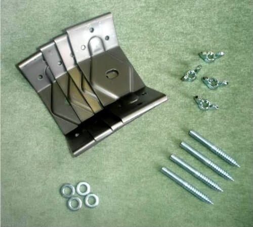 Home Fittings Table corner brace/bracket set - complete kit