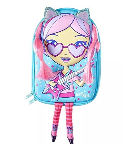 Smiggle Cute Dolly Squad Hardtop Pencil case (Blue)