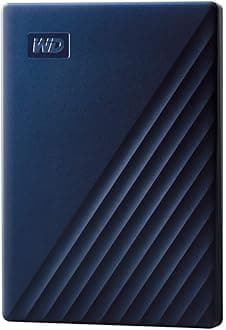 WD 2TB My Passport for Mac portable external storage, USB 3.0, Mac Compatible external hard drive, software for device management, backup and password protection, Time Machine Ready, Midnight Blue