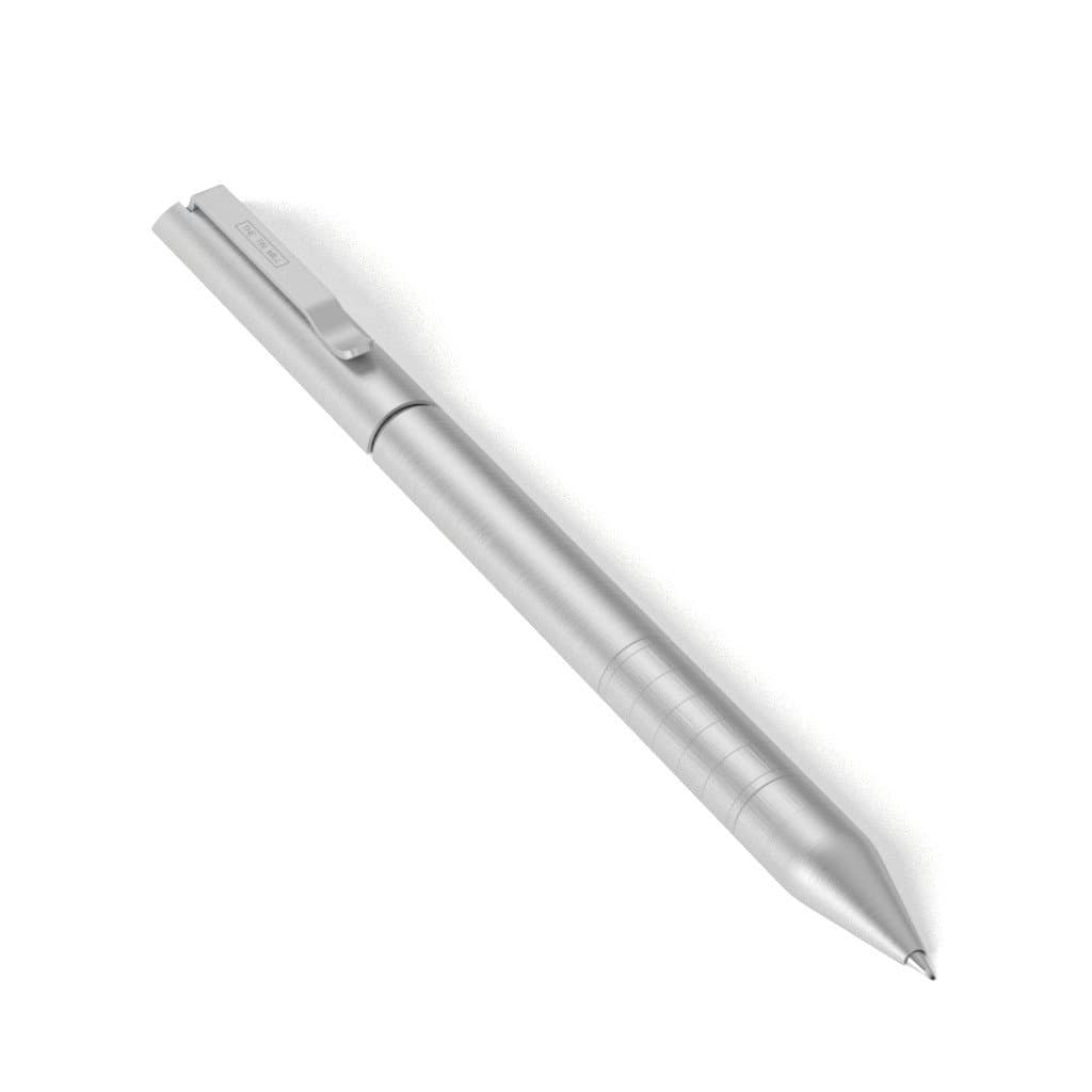 Helic, Helical Bolt Action Ballpoint Pen - The Tin Mill (Silver)