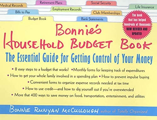 Bonnie's Household Budget Book: The Essential Guide for Getting Control of Your Money Plastic Comb – August 18, 2001