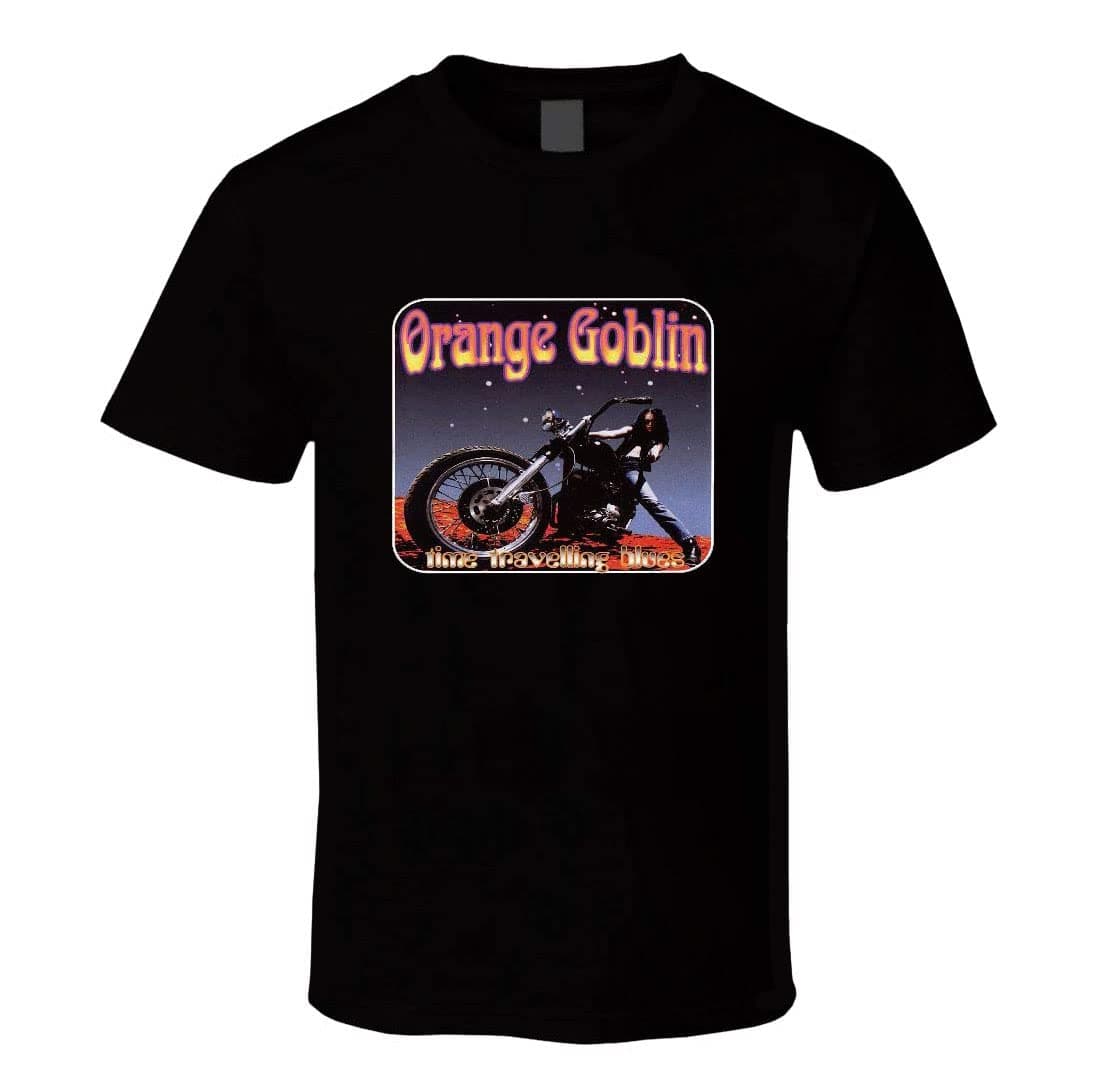 COAOC Orange T-Shit Goblin T-Shirts for Men Short Sleeve Crew Neck Top Tee