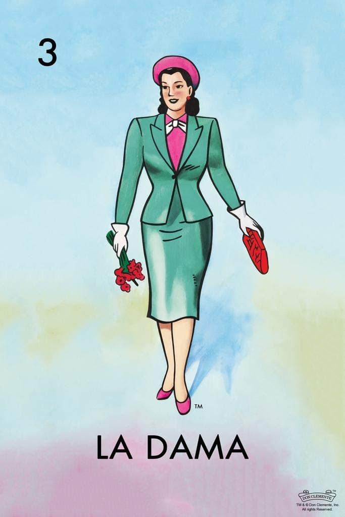 Poster Foundry 03 LA DAMA 12x18 inches Multi 393206