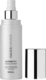 Ultime Pro Makeup Fixer | Long Lasting Setting Spray | Hydrating & Refreshing Facial Mist with Hyaluronic Acid | Lightweight & Non Sticky | 3.38 Fl Oz (100ml)