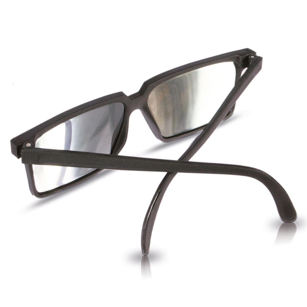 Spy sunglasses with side mirrors to see behind