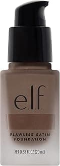 e.l.f. Flawless Finish Foundation | Lightweight, Medium Coverage & Semi-Matte | Chestnut | 0.68 Fl Oz (20mL)