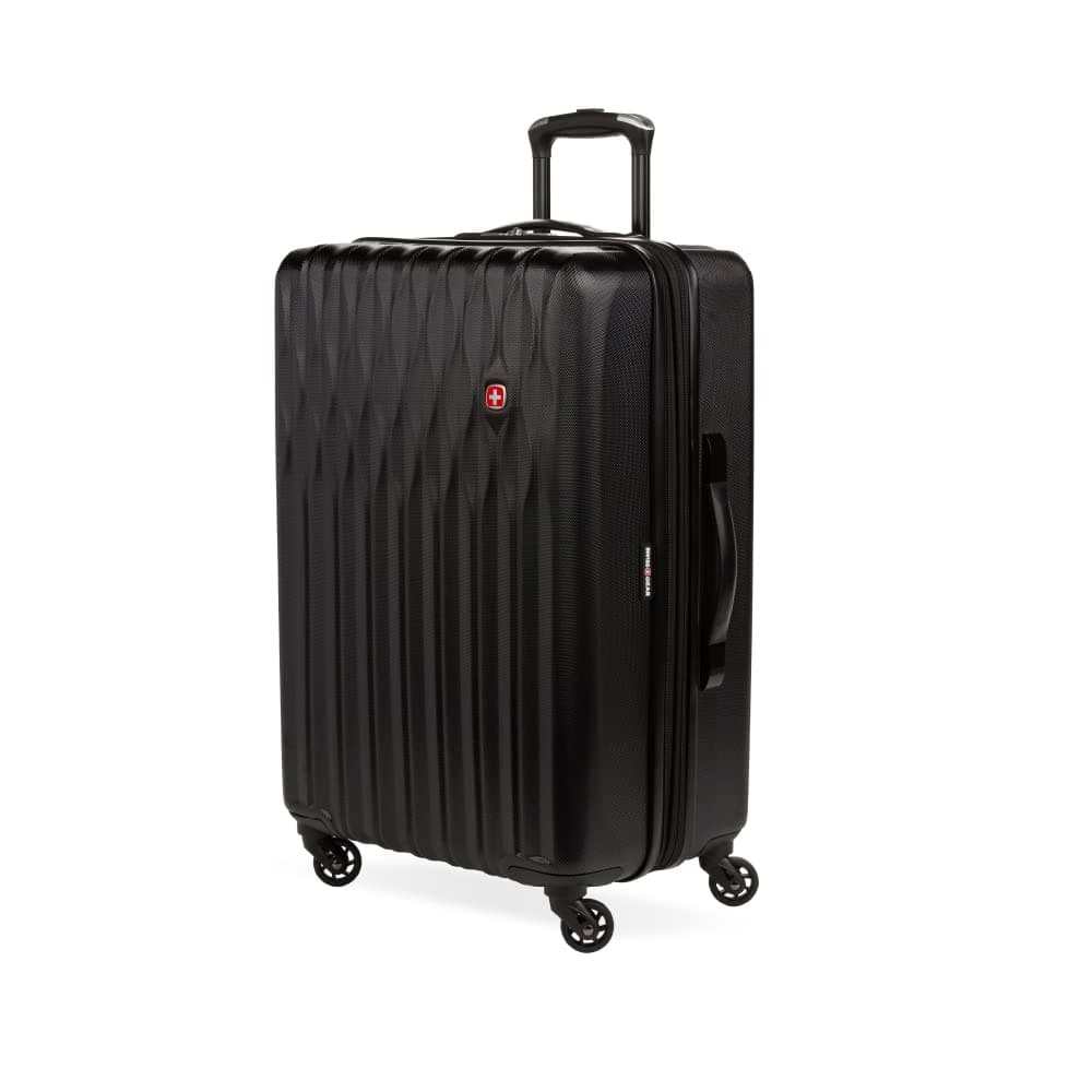 SwissGear 8018 Expandable Luggage, Hard Shell Medium Luggage with Spinner Wheels