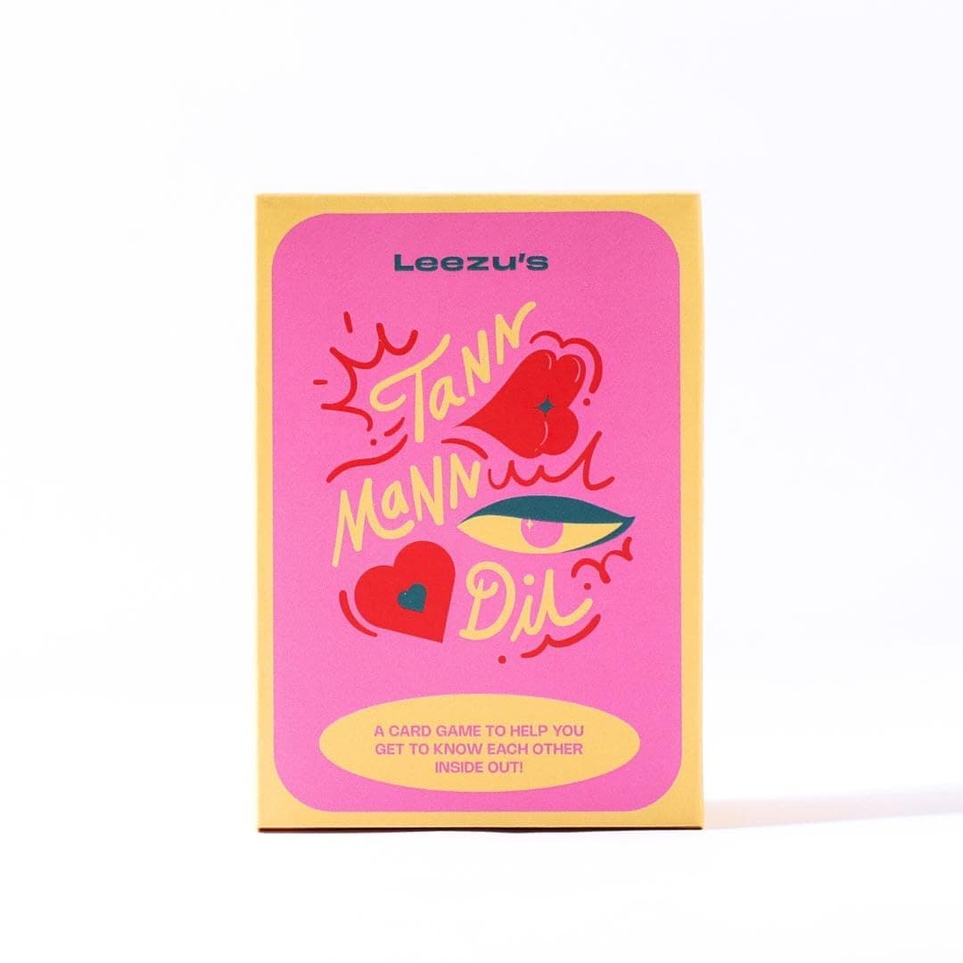 Tann Mann Dil - Fun Card Game for Couples | 99 Cards, 3 Categories - Body, Mind & Heart | Date Night Cards, Indoor Games | Gift for Couples by Leeza Mangaldas