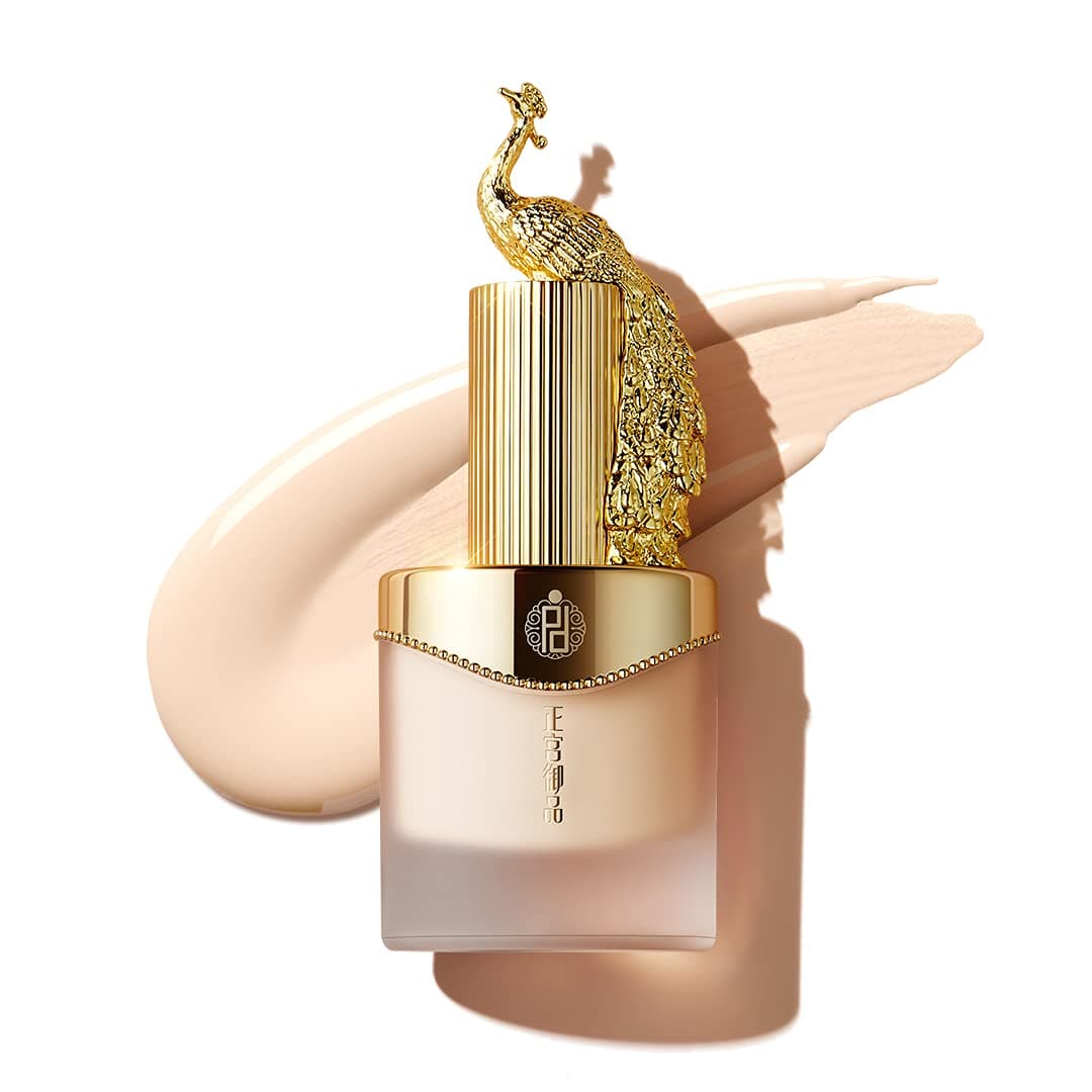 Super Stay Full Coverage Liquid Foundation Makeup，Perfect Matte Liquid Foundation，0.7 oz,Oil-Free Foundation (C01# Icory White)