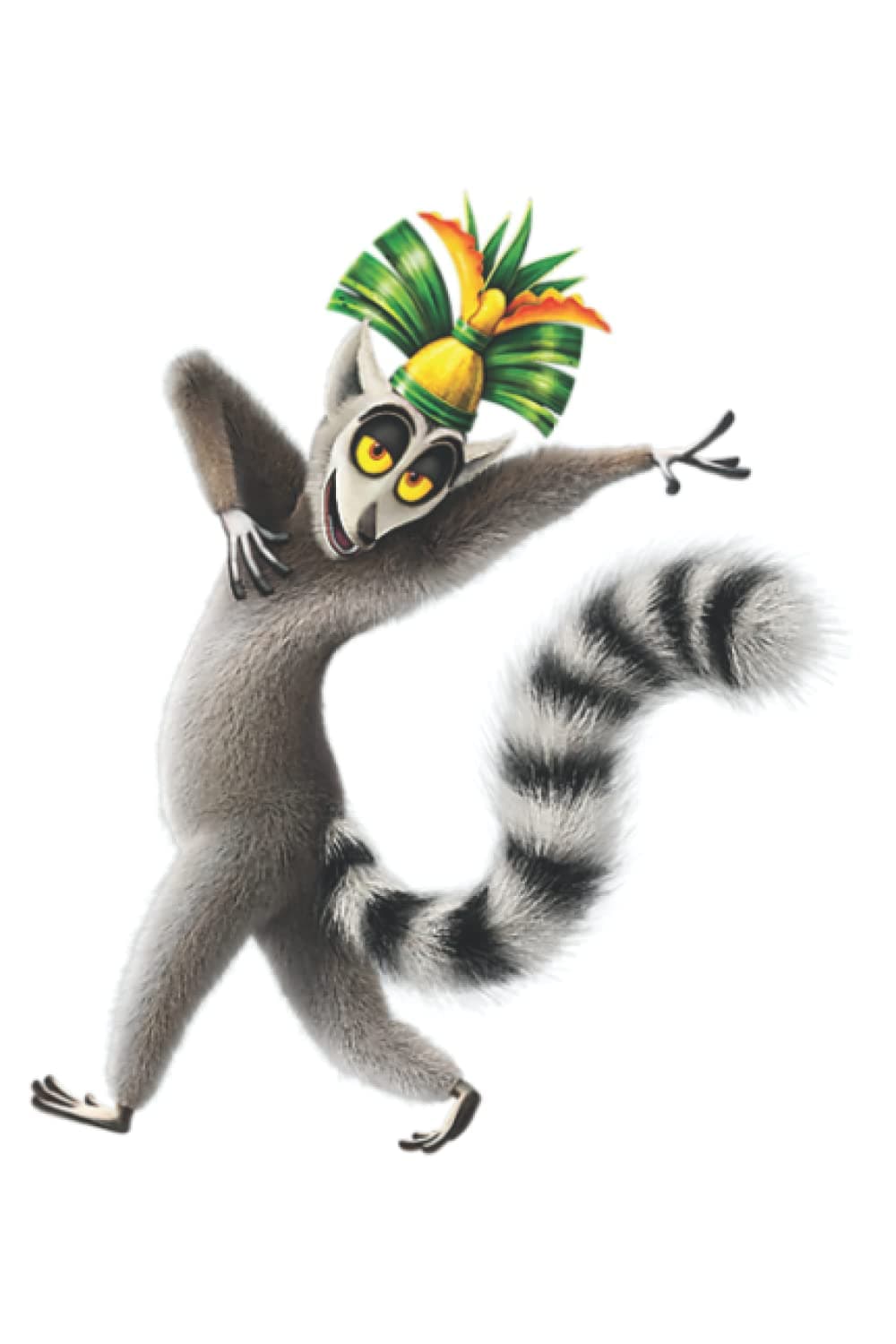 All Hail King Julien: Plain Lined Journal Notebook, 120 Pages, Medium 6 x 9 Inches, Printed Cover