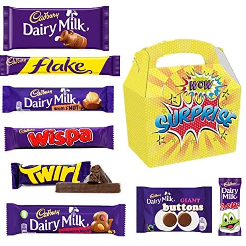 Dairy Milk Chocolate Selection Box - Cadbury Chocolate Selection Box in a Surprise Candy Gift Box.