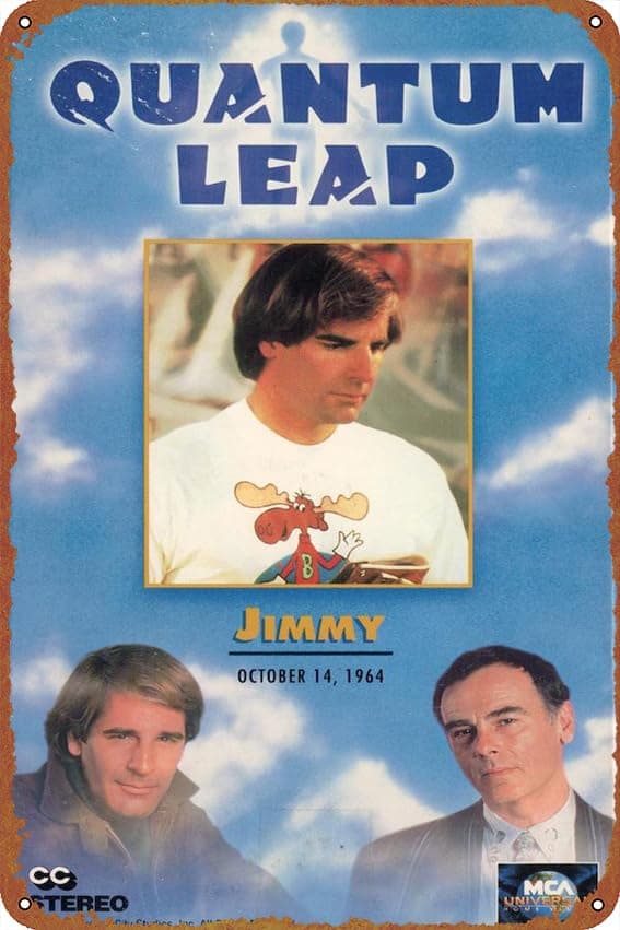 Quantum Leap Poster - Creative Tin Sign for Home, Garden, Bar, Restaurant, Coffee Shop, Office, Store, Club - 8x12 inch, Perfect Coffee Decoration Gift