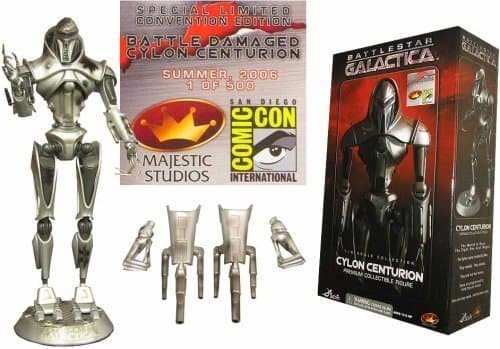 Battlestar Galactica 1/6 Scale Battle Damaged Cylon Centurion Premium Collectible Action Figure SDCC Exclusive by Majestic Studios