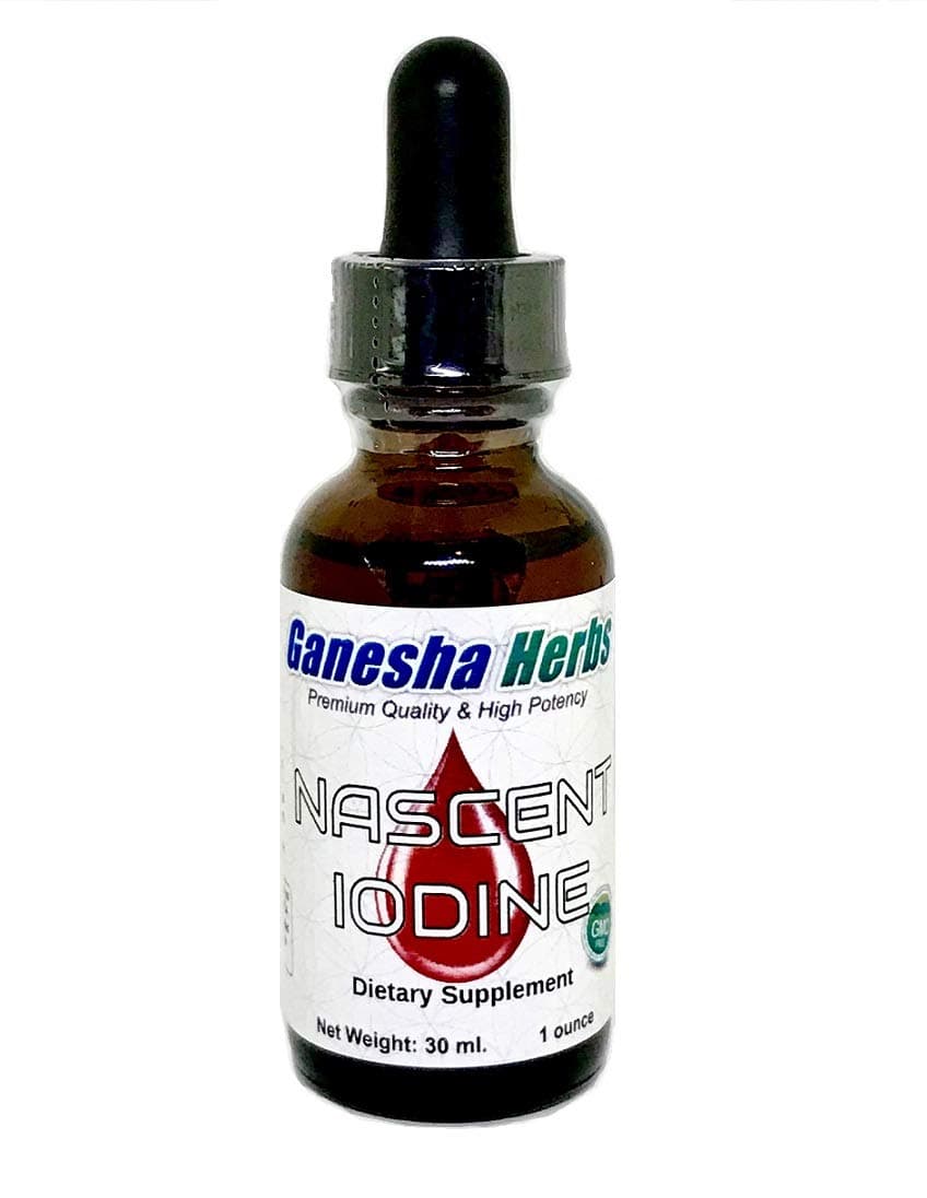 NASCENT Iodine 2250mcg per Serving 200 Servings per Bottle 1 oz. Vegan - Non GMO - Maximum Strength!
