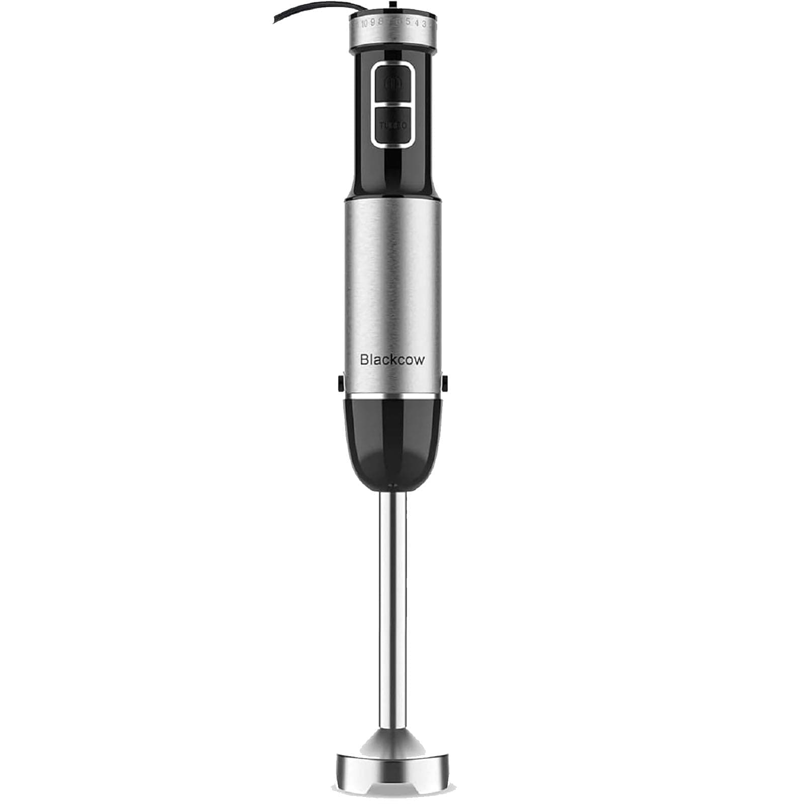 Blackcow Immersion Blender Handheld, 800W Powerful Electric Hand Blender with Titanium Alloy Blades, 12 Speeds & Turbo, Electric Hand Mixer for Smoothies, Soups, Baby Food and Purees
