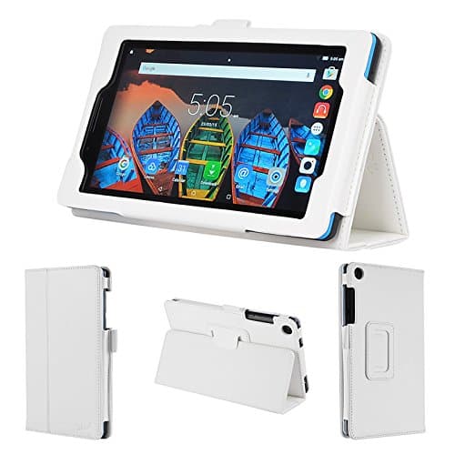 wisers Tablet Case/Cover Compatible with Lenovo Tab 3 Essential 7-inch, White