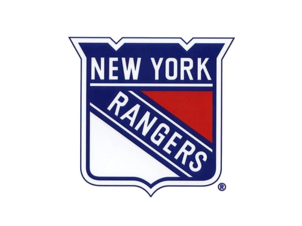 New York Rangers 3.75" x 4" Window Cling