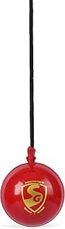 Sg Iball Synthetic Hanging Ball, Adult, (Red) Standard Size(Cricket)