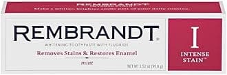 Intense Stain Whitening Toothpaste With Fluoride, Removes Tough Stains, Rehardens And Strengthens Enamel, 3.5 Ounce - (Pack of 2)