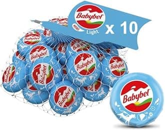 Light Semisoft Cheese Snacks, Individually Portioned for Convenient Snacking, Lactose-Free, 20g x 10 Pack