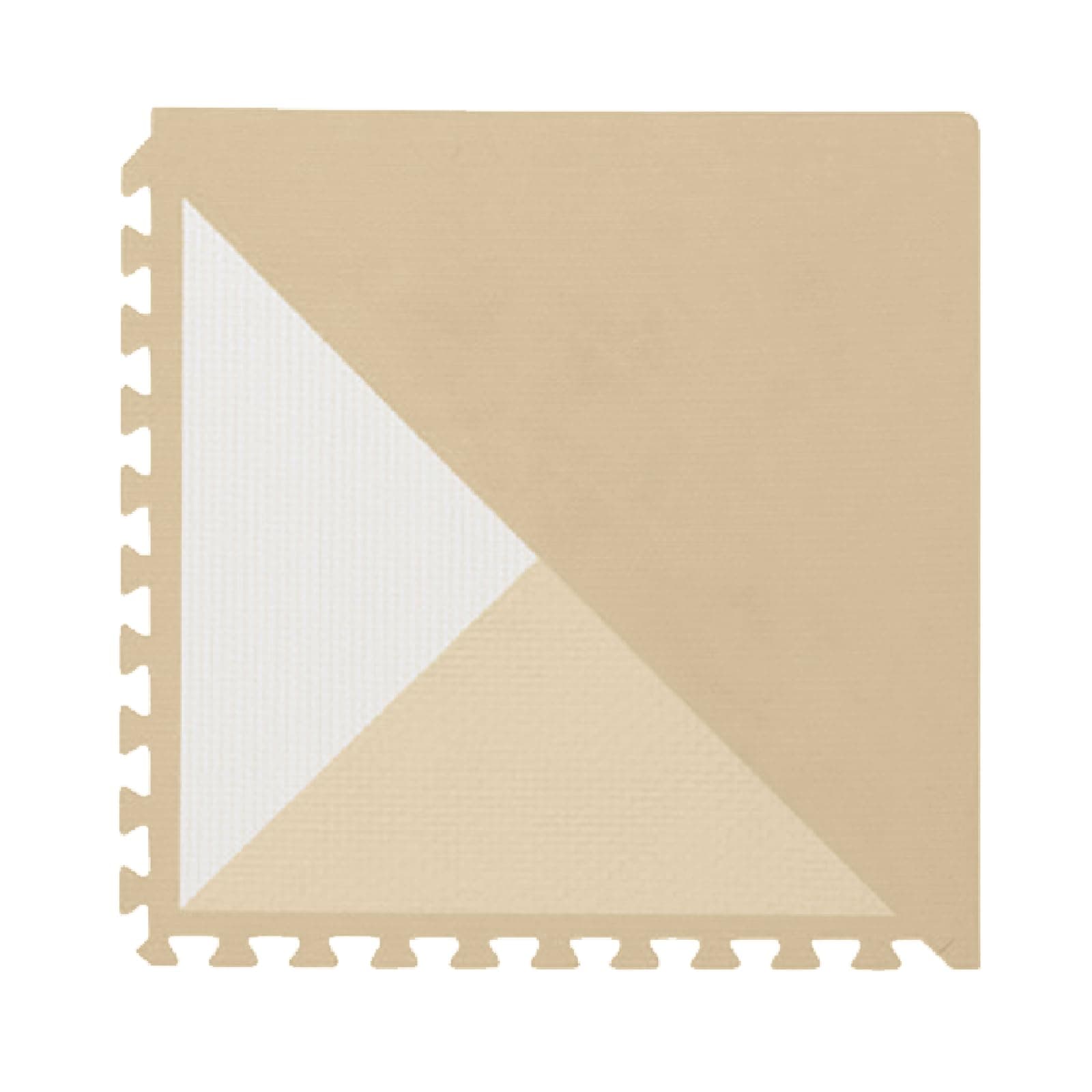 playmat - Prettier Puzzle Playmat (Kyte Wheat), 4 X 6 Feet (6 tiles), Quality soft foam, Interlocking Playmat for baby & toddlers, Expandable, Non toxic, Easy to clean, Water resistant