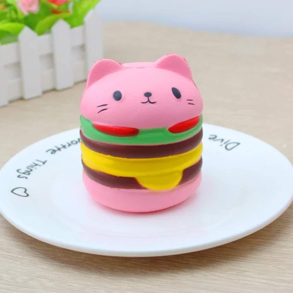xinxin Jumbo Squishy Burger Cat Toys