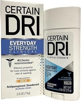 Certain DriEveryday Strength Clinical Solid Antiperspirant/Deodorant, Morning Fresh Fragrance, 2.6 oz Each (Pack of 11)