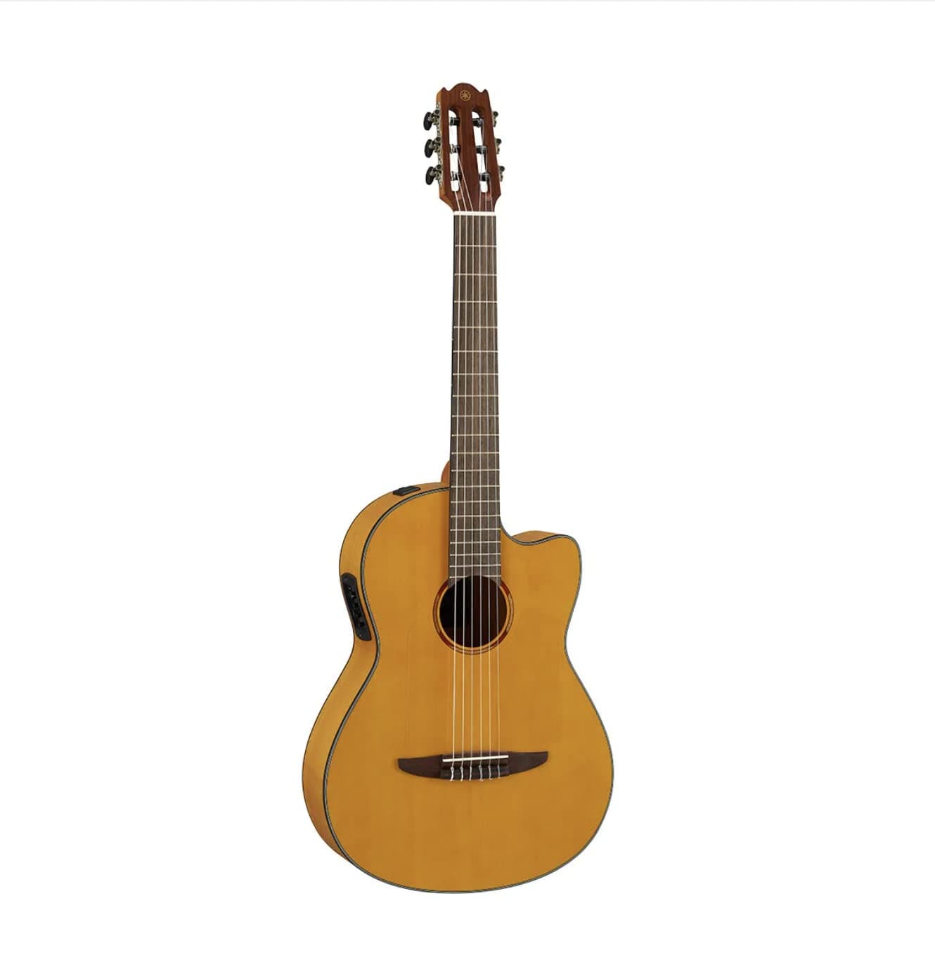 NCX1FM NT Acoustic-Electric Nylon-String Classical Guitar With Flame Maple Back and Sides, Natural