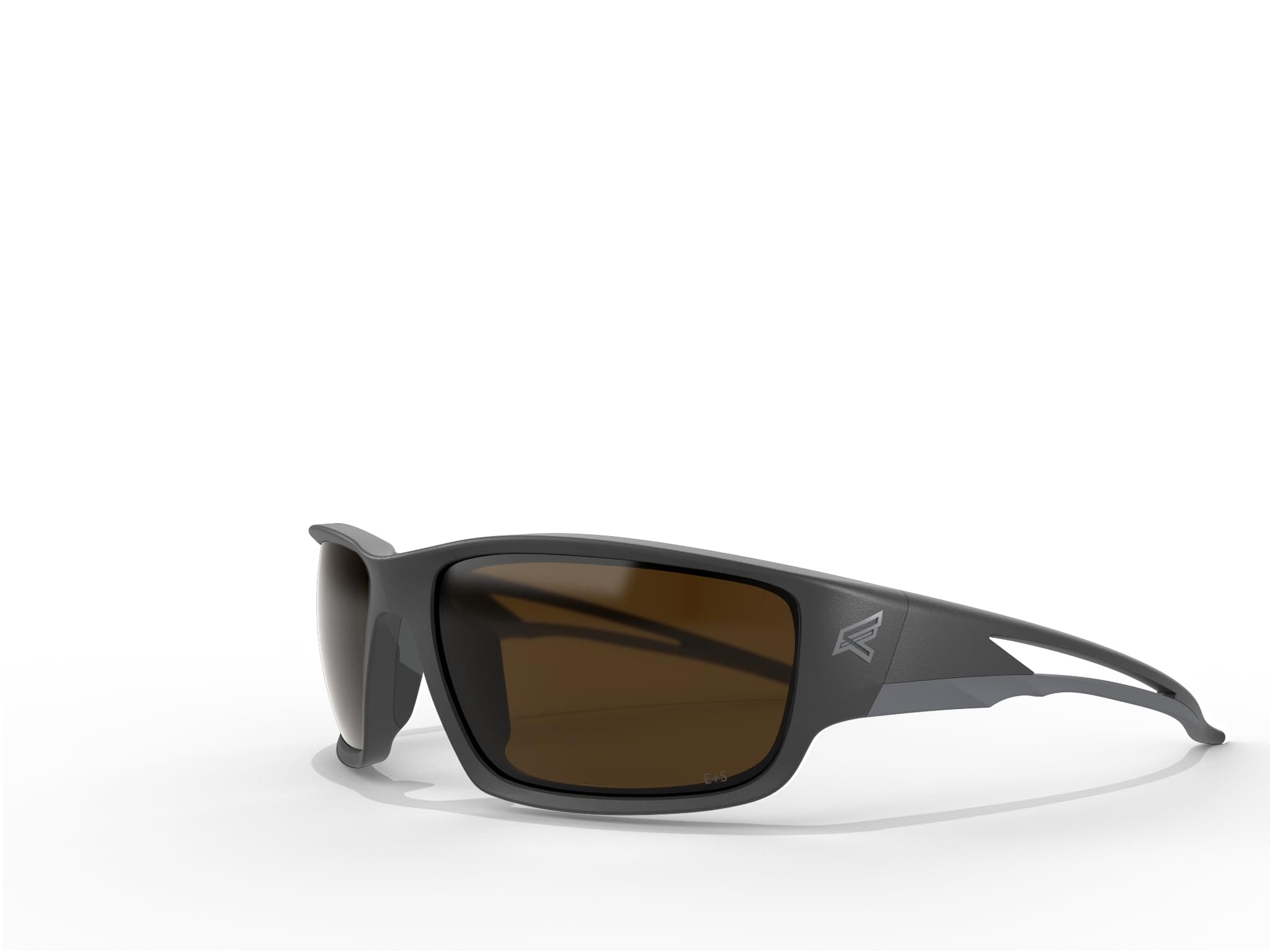 Edge Eyewear TSK215 Kazbek Polarized Safety Glasses, Black with Copper "Driving" Lens